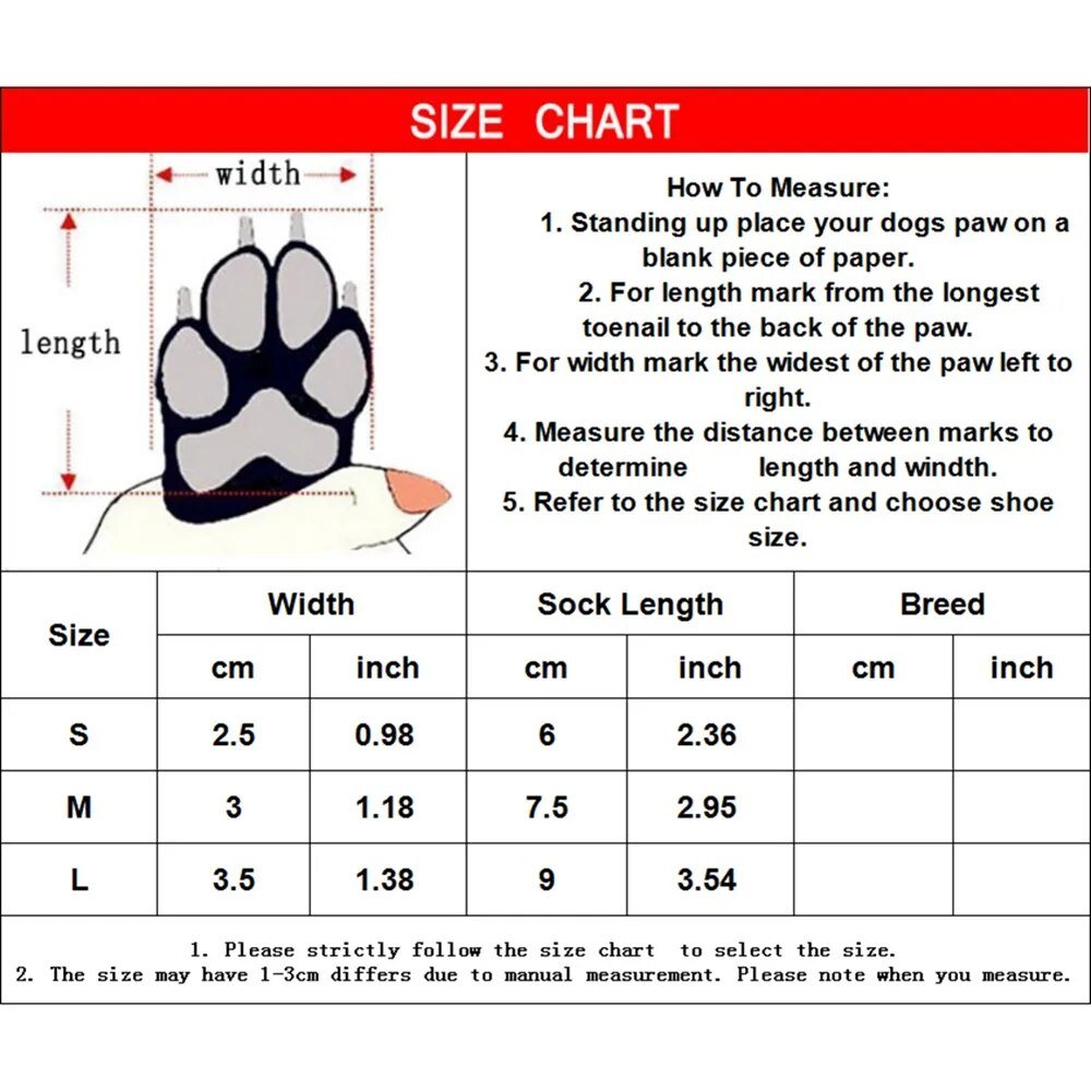 4Pcs Christmas Winter Pet Dog Socks Anti-Slip Knitted Small Dogs Shoes Thick Warm Paw Protector Cute Puppy Cat Indoor Wear Boot - Annie Paw WearShoes &Boots &SocksAnniePaw Wear