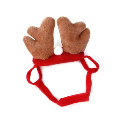 4Pcs Dog Christmas Scarf Bandana Cap Cotton Washable Dog Scarf Bow Tie bibs Santa Costume Pet Cat Dog hat XMAS party Accessories - Annie Paw WearcostumesAnniePaw Wear