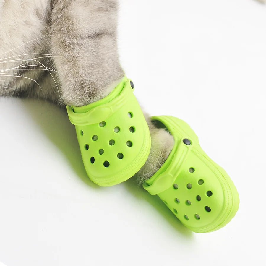 A Pair(2 pcs) Cute Pet Anti-skid Shoes ,2 Pcs,Summer Sandals Mesh, For Dogs,Puppy Breathable Comfortable Hole Shoes,Dog Accessories - Annie Paw WearShoes &Boots &SocksAnnie Paw Wear