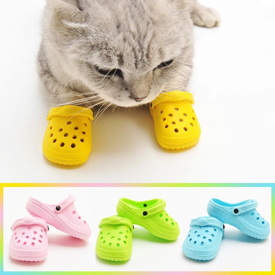 A Pair(2 pcs) Cute Pet Anti-skid Shoes ,2 Pcs,Summer Sandals Mesh, For Dogs,Puppy Breathable Comfortable Hole Shoes,Dog Accessories - Annie Paw WearShoes &Boots &SocksAnnie Paw Wear