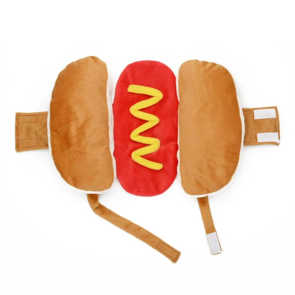 Adorable Hot Dog Halloween Costume: Fun Pet Clothes for Puppies Dogs Cats Dachshunds - Perfect for Festive Season Photo Shoots - Annie Paw WearcostumesAnniePaw Wear