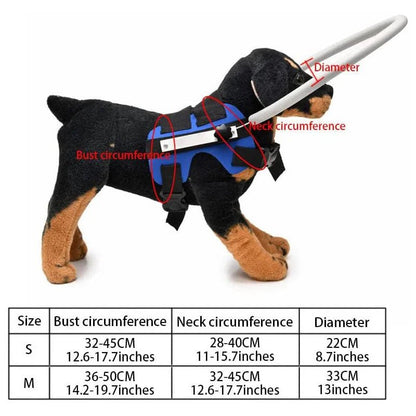 Blind Dogs Safe Harness with Anti Collision Ring Guiding Device - Annie Paw WearNursing & ReliefAnnie Paw Wear