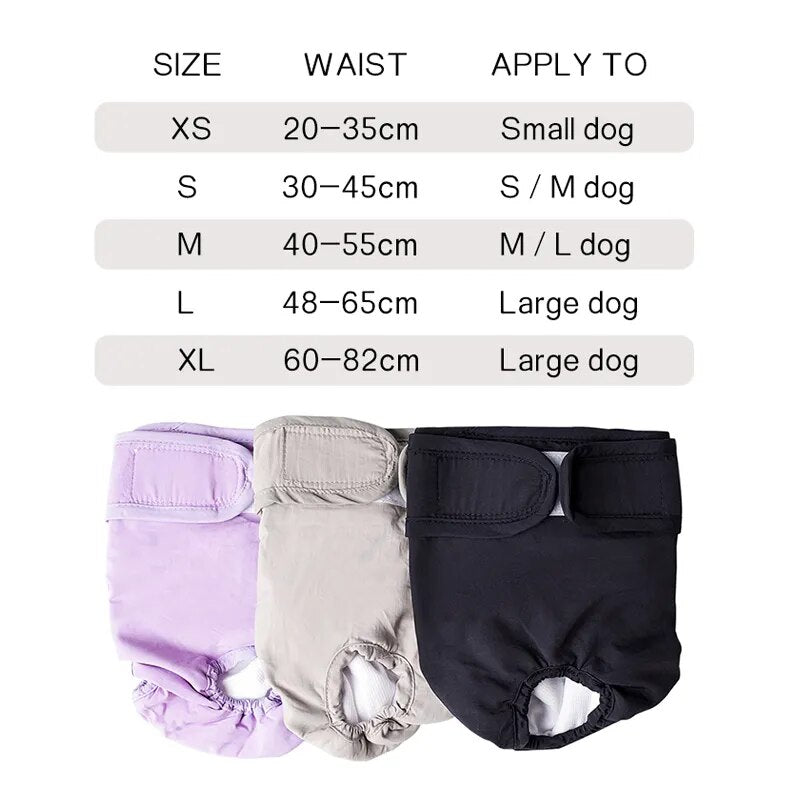 CareTech Pet Physiological Underwear: Sanitary and Washable Dog Panties - Annie Paw WearNursing & ReliefAnniePaw Wear