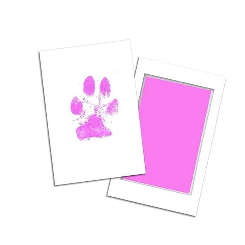 Cat Dog Paw Print Ink Kit Pad Safe Non-toxic Baby Footprints Newborn Shower Handprint Easy Diy Clean Touch Inkless Pet Souvenir - Annie Paw WearHome Dog AccessoriesAnnie Paw Wear