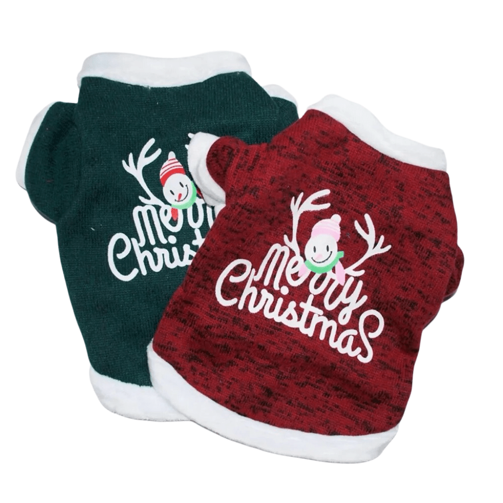 Christmas Dog Clothes Winter Warm Pet Dog Vest Shirt Puppy Clothing Hoodies For Small Medium Dogs Puppy Yorkshire Outfit - Annie Paw WearcostumesAnniePaw Wear