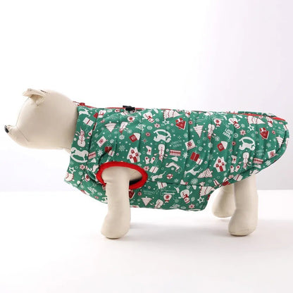 Christmas Winter Dog Clothes for Small Dogs Pet Clothing Windproof Dog Jacket Coat Cotton Vest for Chihuahua French Bulldog Pug - Annie Paw WearcostumesAnniePaw Wear