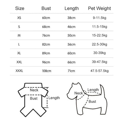 Copy of NurtureElite Post-Op Four-Leg Dog Recovery Suit Dog Pajamas: Cozy Comfort - Annie Paw WearWinter OutwearAnniePaw Wear