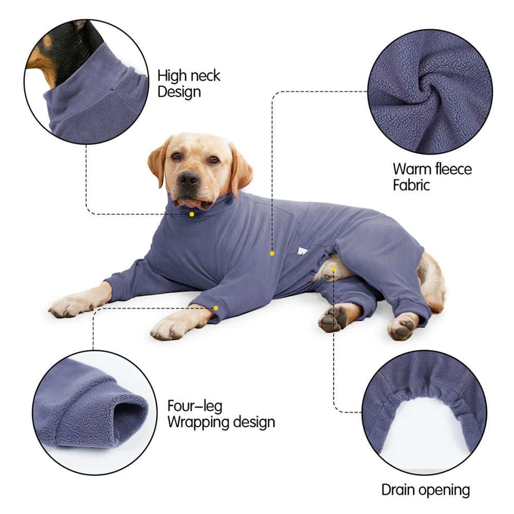 Copy of NurtureElite Post-Op Four-Leg Dog Recovery Suit Dog Pajamas: Cozy Comfort - Annie Paw WearWinter OutwearAnniePaw Wear