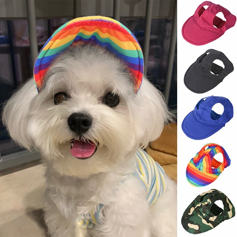 Cute Dog Sunscreen Cap: Wear-resistant Summer Baseball Hat for Puppy Sun Protection - Annie Paw WearWear AccessoriesAnniePaw Wear