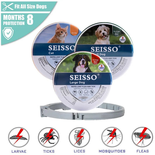 Dog Anti Flea And Tick Adjustable Collars 8 Month Protection - Annie Paw WearCollar & LeashAnnie Paw Wear