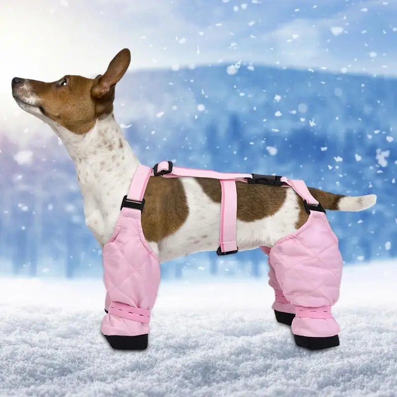 Dog Boot Waterproof Leggings For Paw Protection Dog Snow boots For Winter Dirty-Proof Anti-Fall Dog Outdoor Walking Supplies - Annie Paw WearShoes &Boots &SocksAnnie Paw Wear