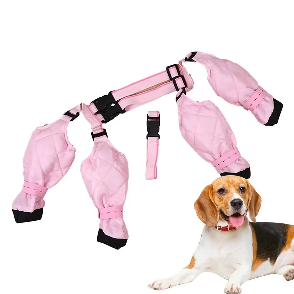 Dog Boot Waterproof Leggings For Paw Protection Dog Snow boots For Winter Dirty-Proof Anti-Fall Dog Outdoor Walking Supplies - Annie Paw WearShoes &Boots &SocksAnnie Paw Wear