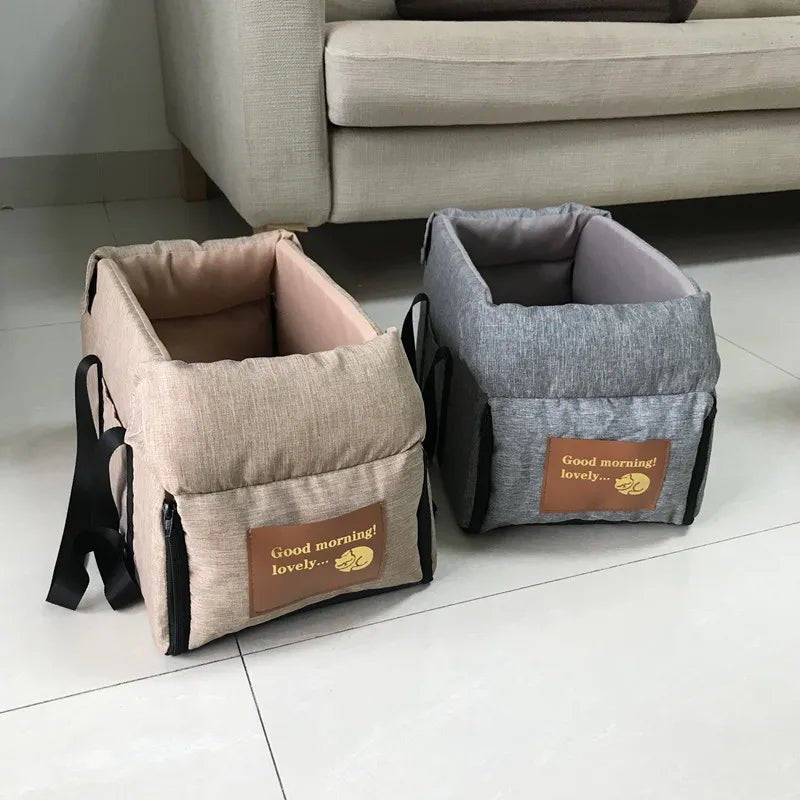 Dog Car Seat Bed Car Central Dog Car Seat Bed Portable Dog Carrier for Small Dogs Cats Safety Travel Bag Dog Accessories - Annie Paw WearDog Bags/Beds/MatsAnnie Paw Wear