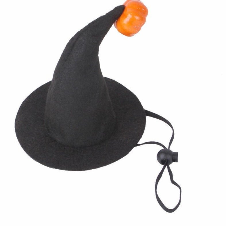 Dog Cat Halloween Witch Hat Pumpkin Smile Costume Photo Prop Party Headwear - Annie Paw WearcostumesAnniePaw Wear