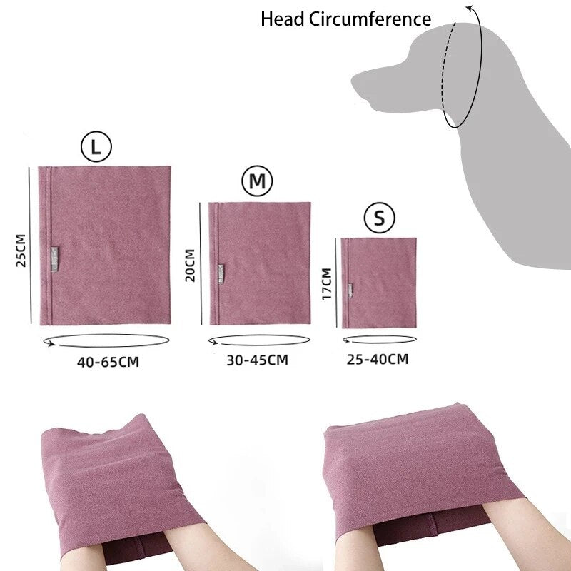 Dog Earmuff Turban Scarf: Comfortable Noise Isolation for Grooming Dogs - Annie Paw WearNursing & ReliefAnniePaw Wear