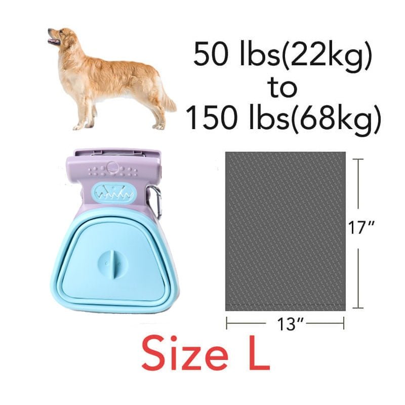 Dog Foldable Pooper Scooper With 1 Roll Decomposable bags - Annie Paw WearOutdoor AccessaryAnniePaw Wear