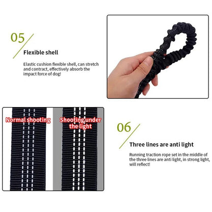 Dog Leash Nylon Hand Freely Dogs Harness Collar Jogging Running Lead Adjustable Waist Leashes Traction Belt Rope Pet Products - Annie Paw WearCollar & LeashAnniePaw Wear