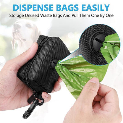 Dog Poop Bag Holder Leash Attachment Adjustable Travel Waste Bag Dispenser Pet Cleaning Tools - Annie Paw WearCollar & LeashAnniePaw Wear