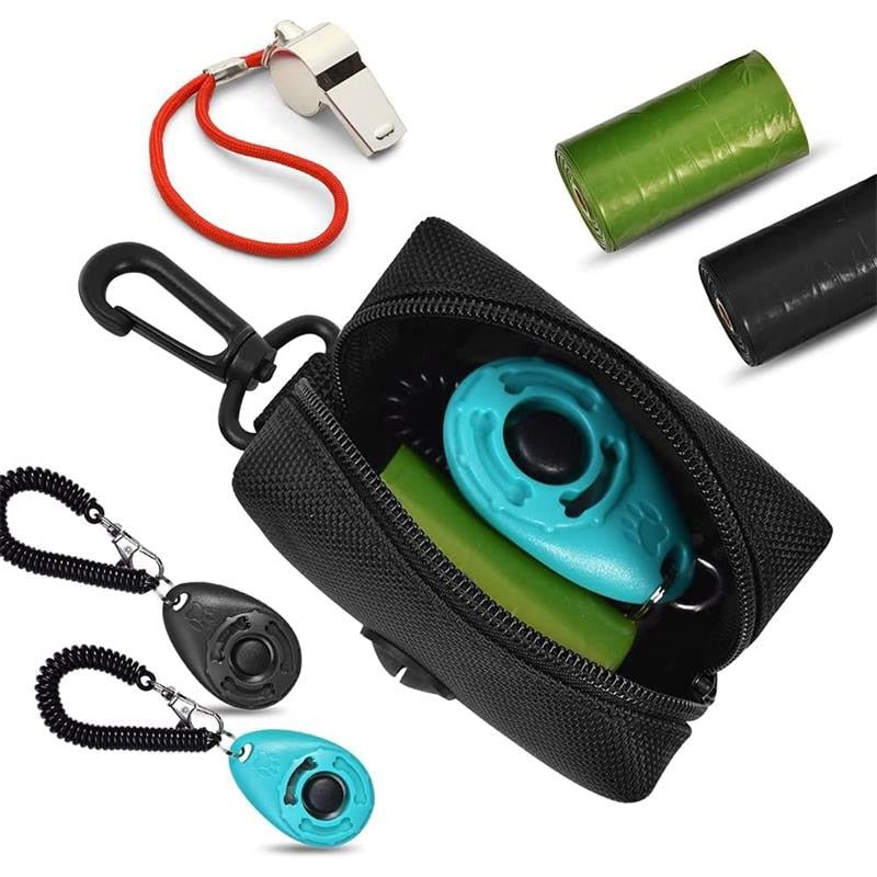 Dog Poop Bag Holder Leash Attachment Adjustable Travel Waste Bag Dispenser Pet Cleaning Tools - Annie Paw WearCollar & LeashAnniePaw Wear