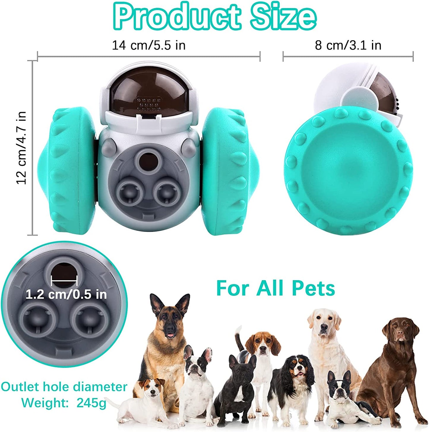 Dog Puzzle Toys Tumbler Slow Feeder - Annie Paw WeartoyAnniePaw Wear