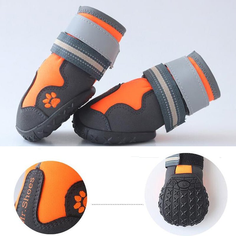 Dog Shoes For Sports Mountain Wearable PVC Soles Waterproof Reflective Boots - Annie Paw WearShoes &Boots &SocksAnniePaw Wear