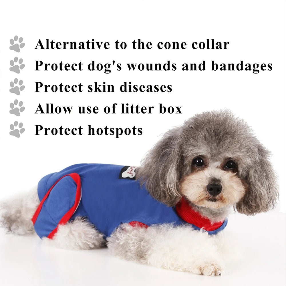 Dog Surgery Recovery Suit Care Pet Puppy Soft Breathable Anti-licking Anti-Scratch Pet Dog Clothes Postoperative Recovery Vest - Annie Paw WearNursing & ReliefAnnie Paw Wear