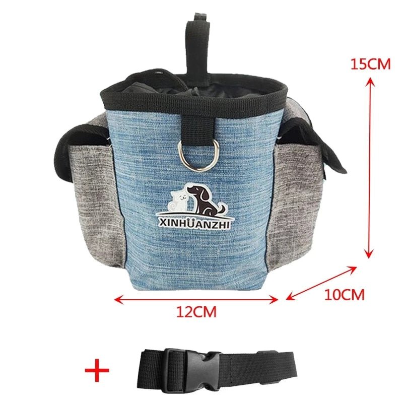 Dog Training Bag with Detachable Waste Pouch Snack Container for Walking Accessories. - Annie Paw WearcostumesAnniePaw Wear