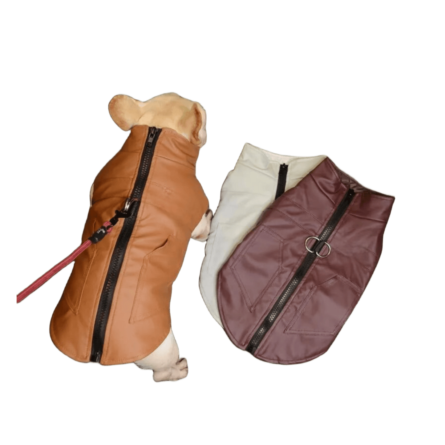 Dog Winter Waterproof Windbreaker Harness Leather Coats For Small to Large Dogs - Annie Paw WearWinter OutwearAnniePaw Wear