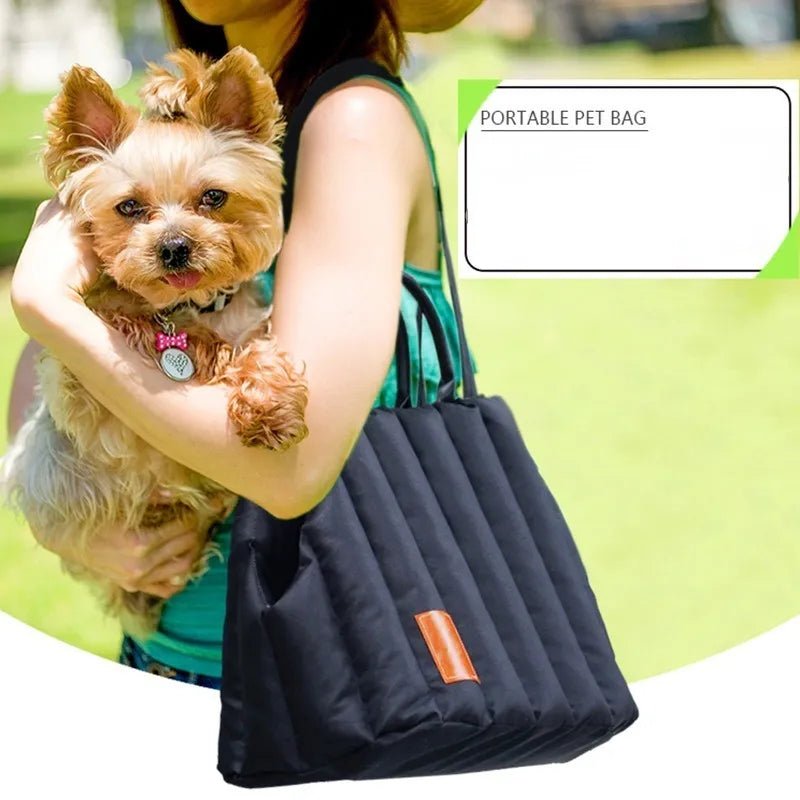 Fashionable Large Capacity Pet Bag Dog Handbag Winter Warm Cat Bag Portable One Shoulder Dog Bag Pet Carrier Backpack - Annie Paw Weardog bagAnnie Paw Wear