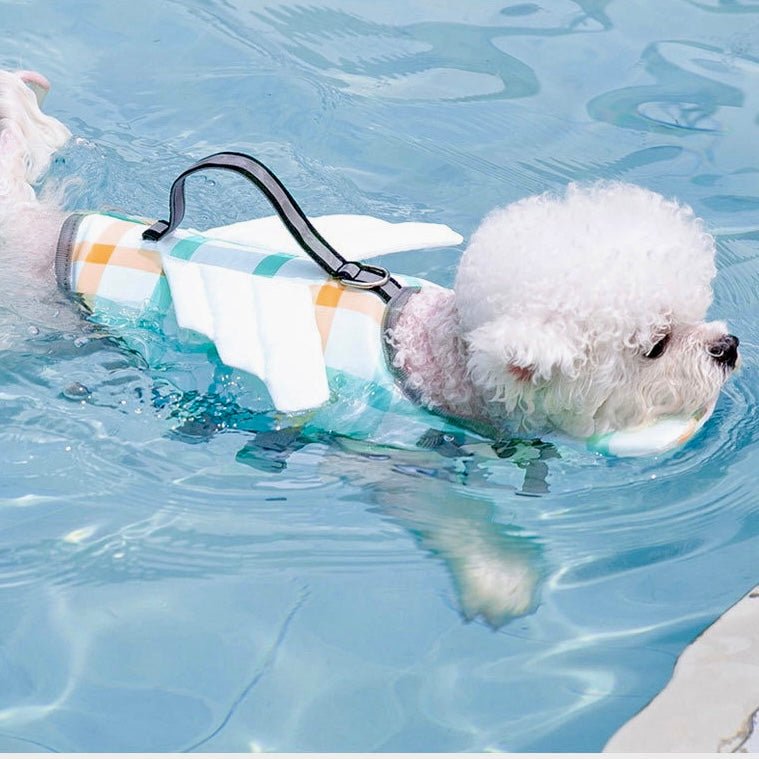 Flutter fly Checkered Pup Life Vest: Swimming Safety for All Sizes of Dogs - Annie Paw WearOutdoor WearAnniePaw Wear