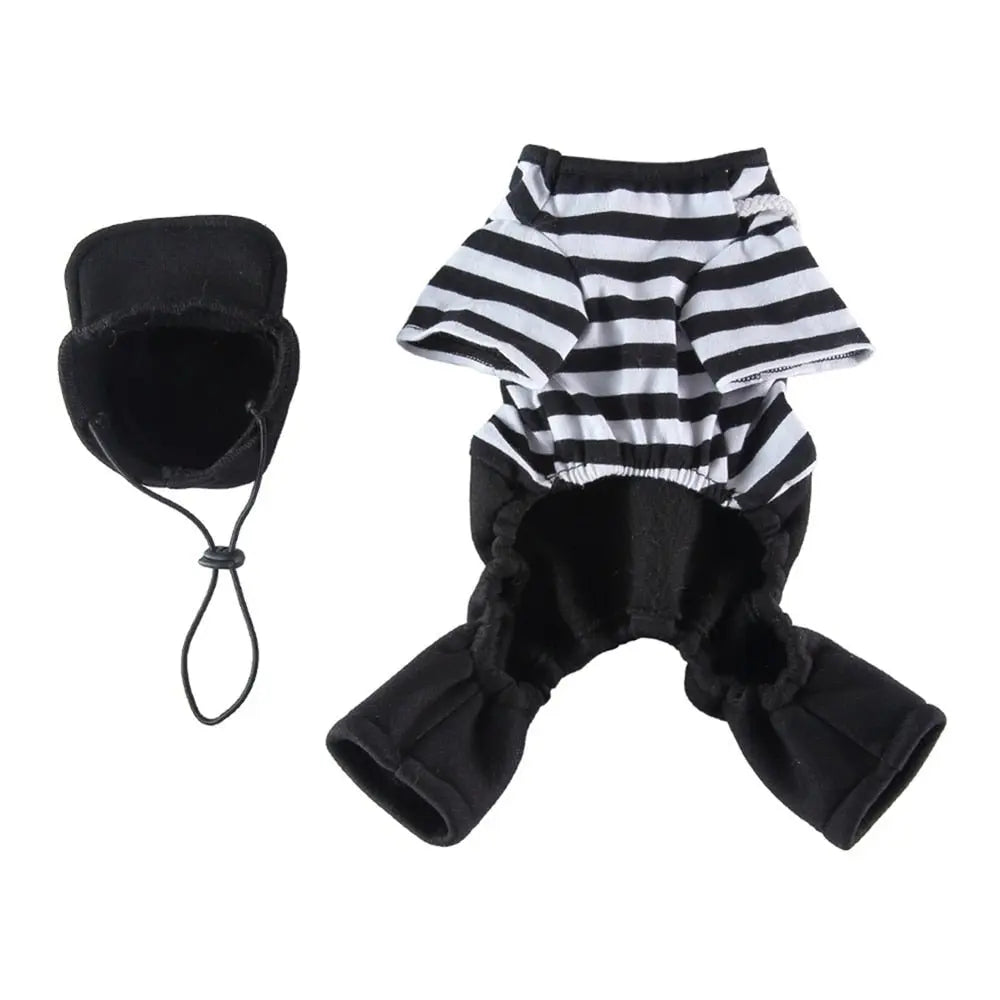 Funny Clown Costume for Pets: Halloween Cosplay Suit for Small Dogs, Cats, and Chihuahua Accessories - Annie Paw WearcostumesAnniePaw Wear