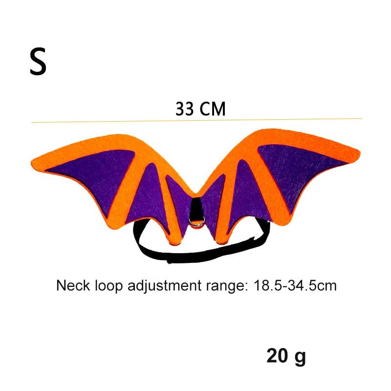 Halloween Bat Wing Costume: Vampire Spider Dress for Dogs and Cats, Creative Pet Accessories - Annie Paw WearaccessaryAnniePaw Wear