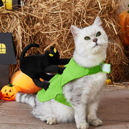 Halloween Black Cat Pet Costume: Funny Dress Up for Small to Medium Dogs and Cats for Holidays - Annie Paw WearcostumesAnniePaw Wear