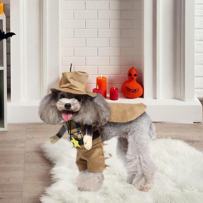 Halloween Dog Panda and Cowboy Costumes: Adjustable Cosplay Dress Up for Pets - Annie Paw WearoutwearAnniePaw Wear