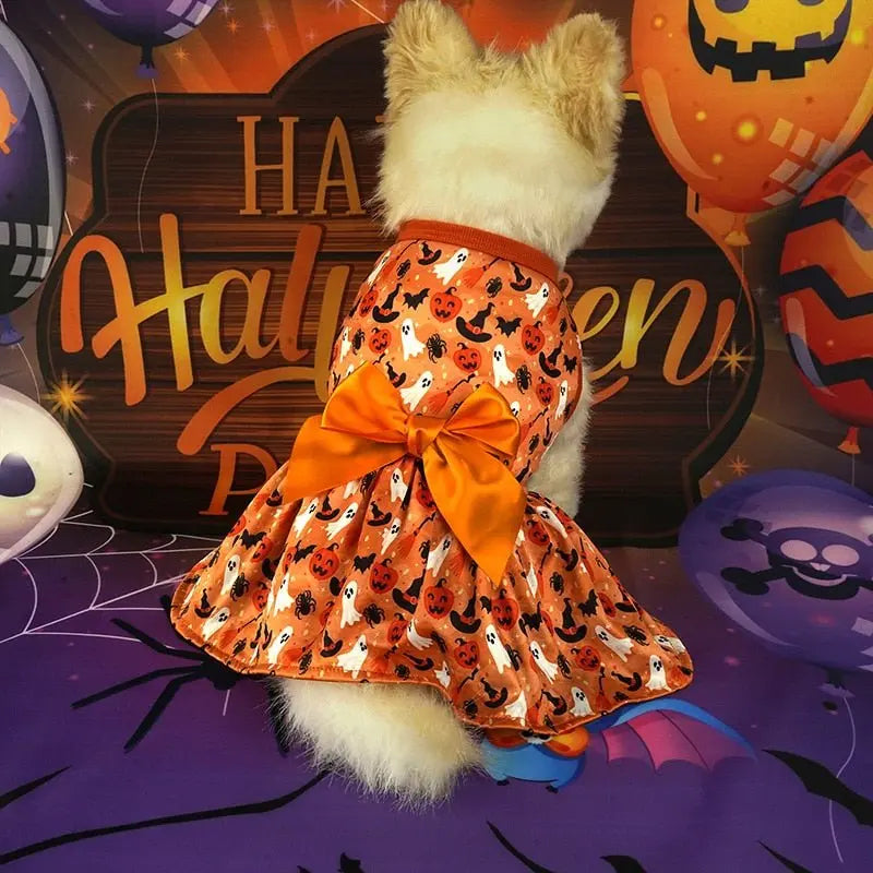 dog dress halloween Amazon.com : Pet Deadly Doll Dog & Cat Cosplay Costume for Small & Medium Pets