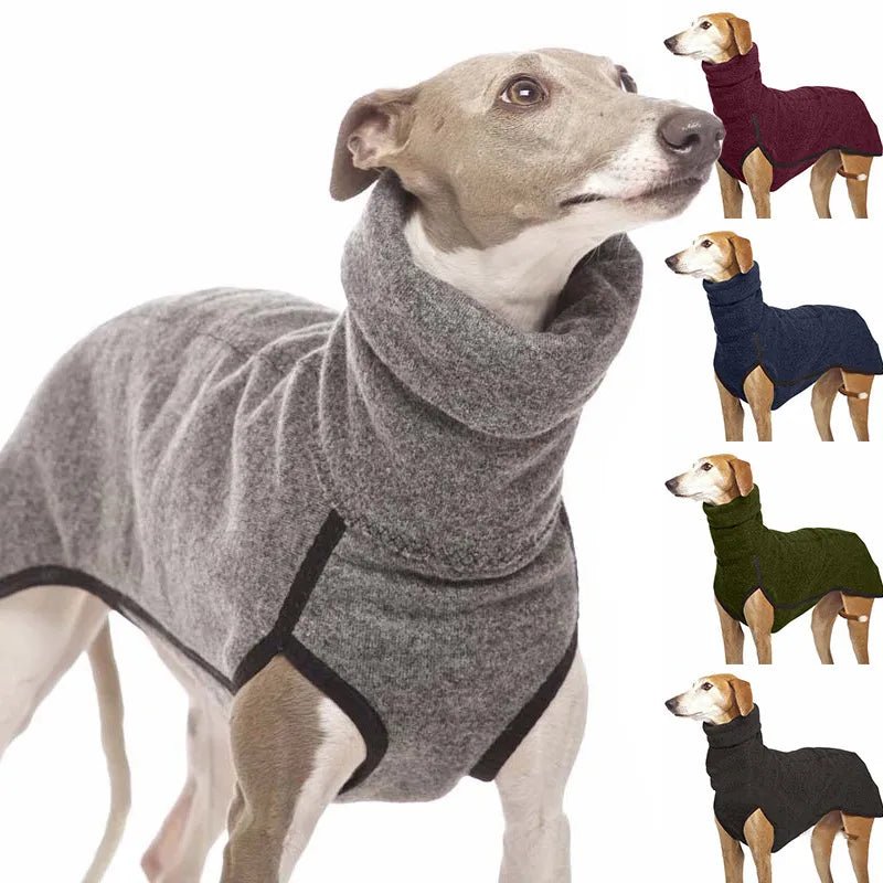 Highland Hound Elegance Turtleneck Warmth - Annie Paw WearWinter OutwearAnniePaw Wear