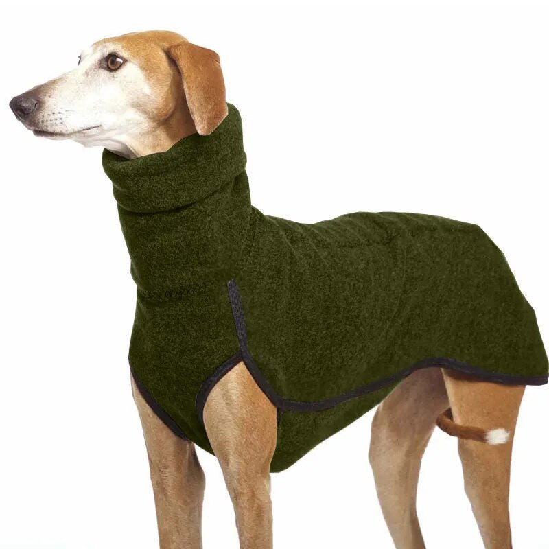 Highland Hound Elegance Turtleneck Warmth - Annie Paw WearWinter OutwearAnniePaw Wear