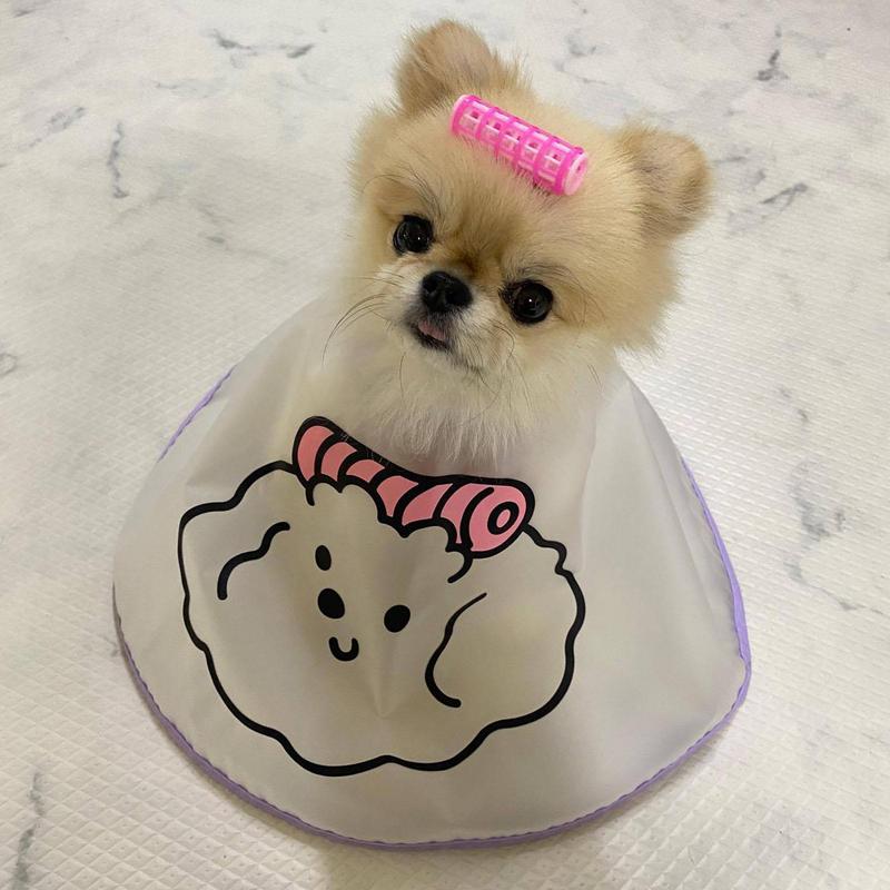 INS Pet Clothes Cloak Dog Haircut Cloak Jacket For Dog Cat Tears Facial Care Waterproof Cloak Cloth Pet Supplies - Annie Paw WearHome Dog AccessoriesAnniePaw Wear