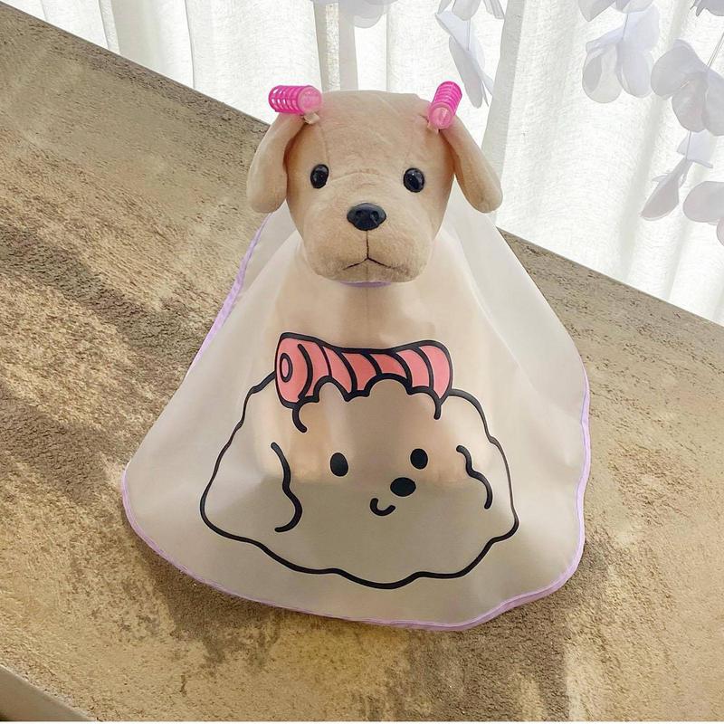 INS Pet Clothes Cloak Dog Haircut Cloak Jacket For Dog Cat Tears Facial Care Waterproof Cloak Cloth Pet Supplies - Annie Paw WearHome Dog AccessoriesAnniePaw Wear