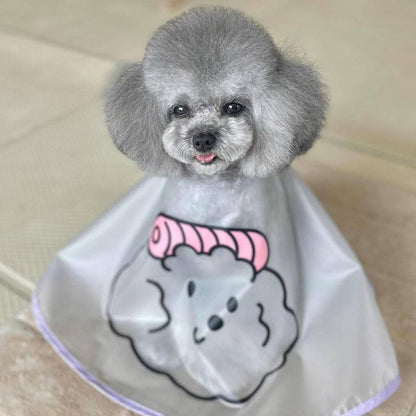 INS Pet Clothes Cloak Dog Haircut Cloak Jacket For Dog Cat Tears Facial Care Waterproof Cloak Cloth Pet Supplies - Annie Paw WearHome Dog AccessoriesAnniePaw Wear