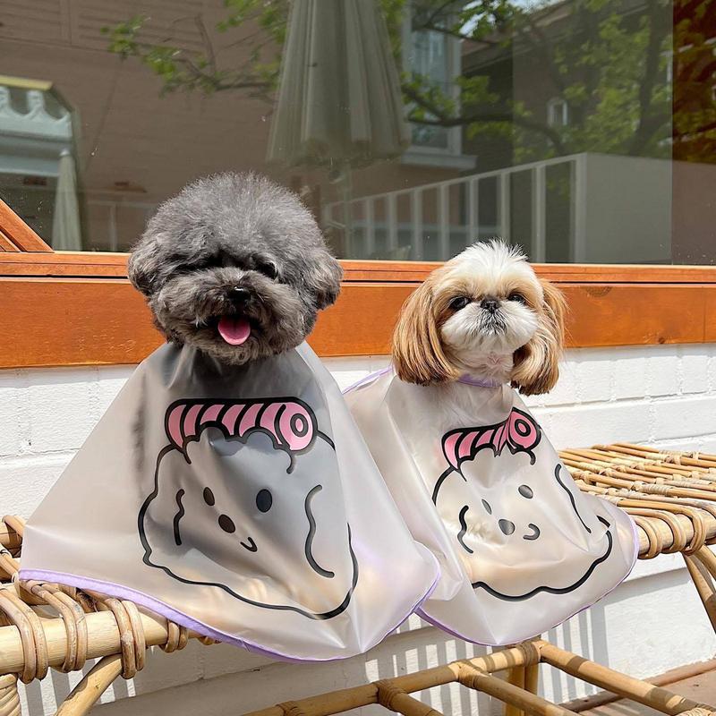 INS Pet Clothes Cloak Dog Haircut Cloak Jacket For Dog Cat Tears Facial Care Waterproof Cloak Cloth Pet Supplies - Annie Paw WearHome Dog AccessoriesAnniePaw Wear