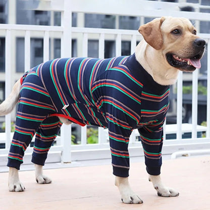 Medium Large Dogs Pajamas Jumpsuit For Dog Recovery Suit Anti Licking Wounds - Annie Paw WearNursing & ReliefAnnie Paw Wear