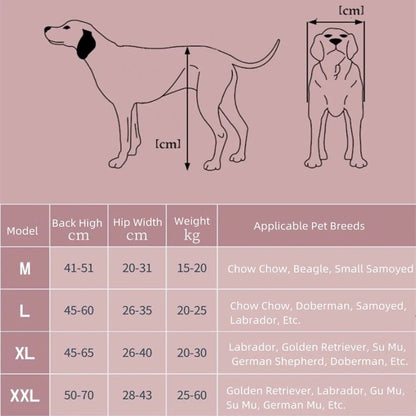 Medium Large Dogs Wheelchair : Hind Limb Lumbar Paralysis Rehabilitation Training Scooter Mobility Assistance - Annie Paw WearNursing & ReliefAnnie Paw Wear