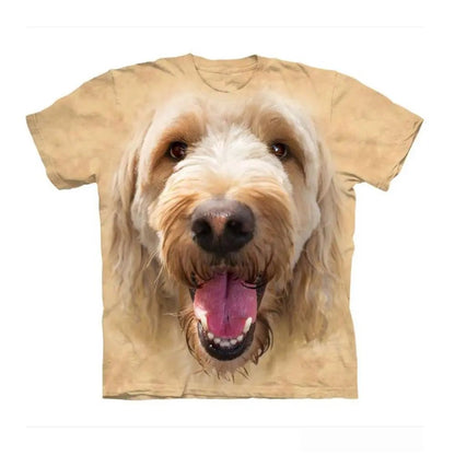 Men's T-shirt With Dog Graphic 3D Full Print Pet Dog Men Clothing Summer Short Sleeve Casual Oversized Tee Shirt Fashion Tops - Annie Paw WearHome Dog WearAnnie Paw Wear