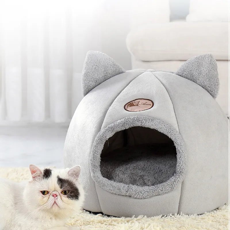 New Deep Sleep Comfort In Winter Cat Bed Iittle Mat Basket Small Dog House Products Pets Tent Cozy Cave Nest Indoor Cama Gato - Annie Paw WearDog Bags/Beds/MatsAnnie Paw Wear