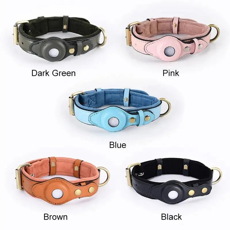 New Removable Locating Pet Collar AirTag Collar Anti-Lost Dog Tracker Protective Case Dog Collar Outdoors Walking Pet Supplies - Annie Paw WearCollar & LeashAnniePaw Wear