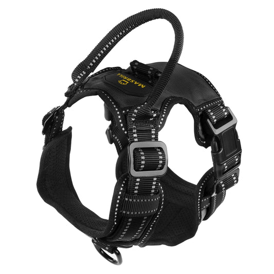 No Pull Dog Harness: Breathable Reflective for Outdoor Training Small to Large Dogs - Annie Paw WearCollar & LeashAnniePaw Wear