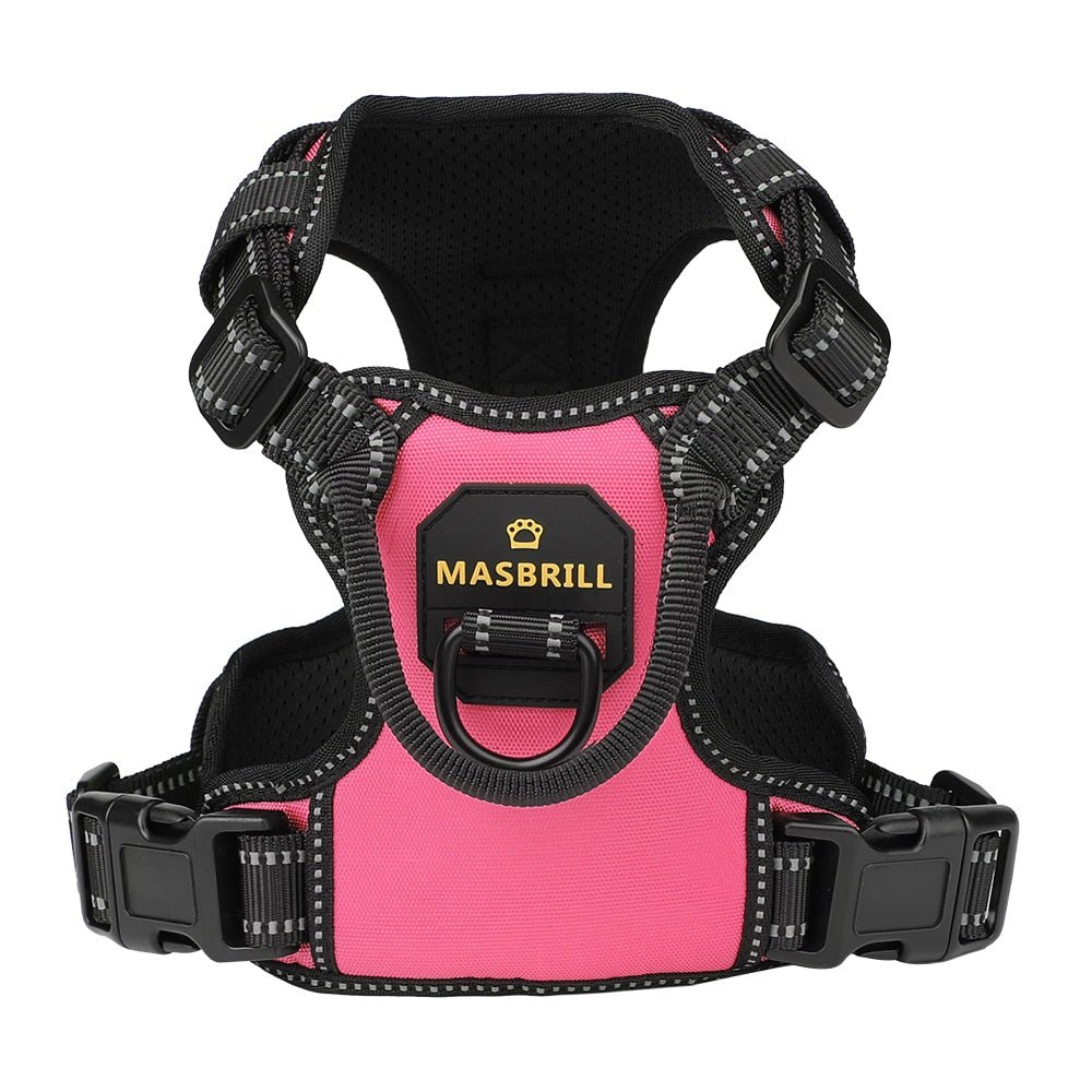 No Pull Dog Harness: Breathable Reflective for Outdoor Training Small to Large Dogs - Annie Paw WearCollar & LeashAnniePaw Wear