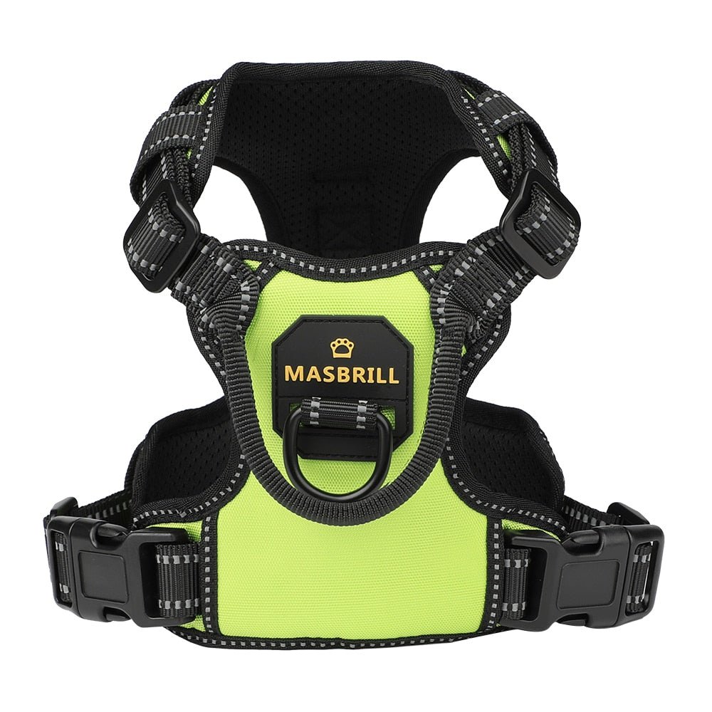 No Pull Dog Harness: Breathable Reflective for Outdoor Training Small to Large Dogs - Annie Paw WearCollar & LeashAnniePaw Wear