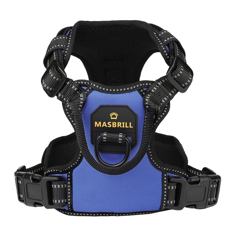 No Pull Dog Harness: Breathable Reflective for Outdoor Training Small to Large Dogs - Annie Paw WearCollar & LeashAnniePaw Wear